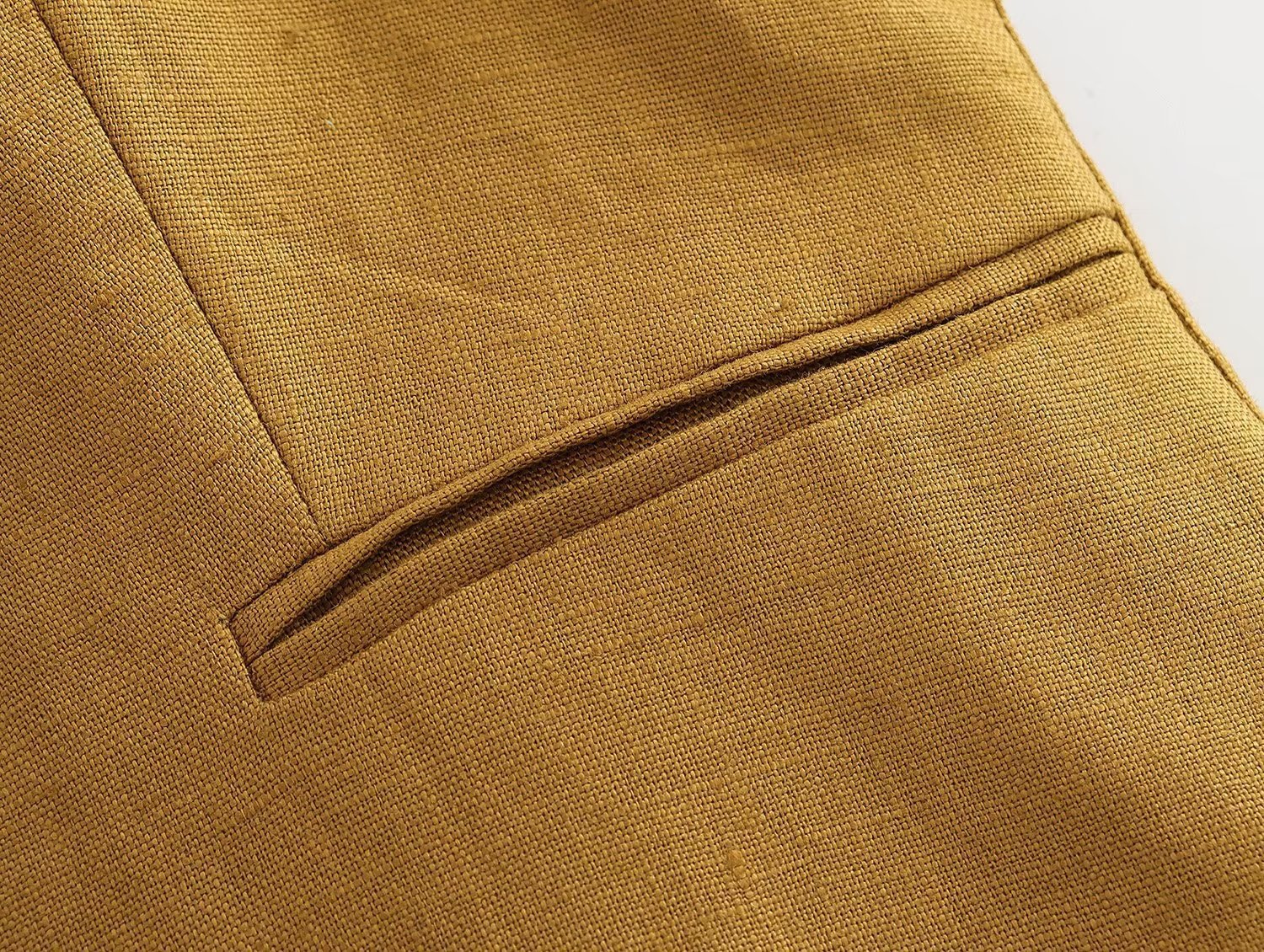 Women's Clothing new women's vest double breasted fashion top + straight pants casual suit set_voghion.com