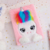 Cartoon plush laptop, cute children's notebook, book, new collection, unicorn, big eyes