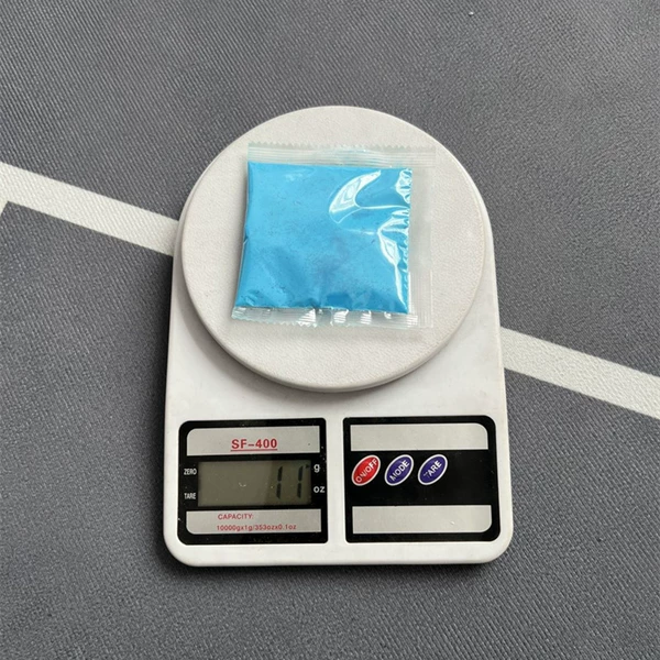 Blue powder
