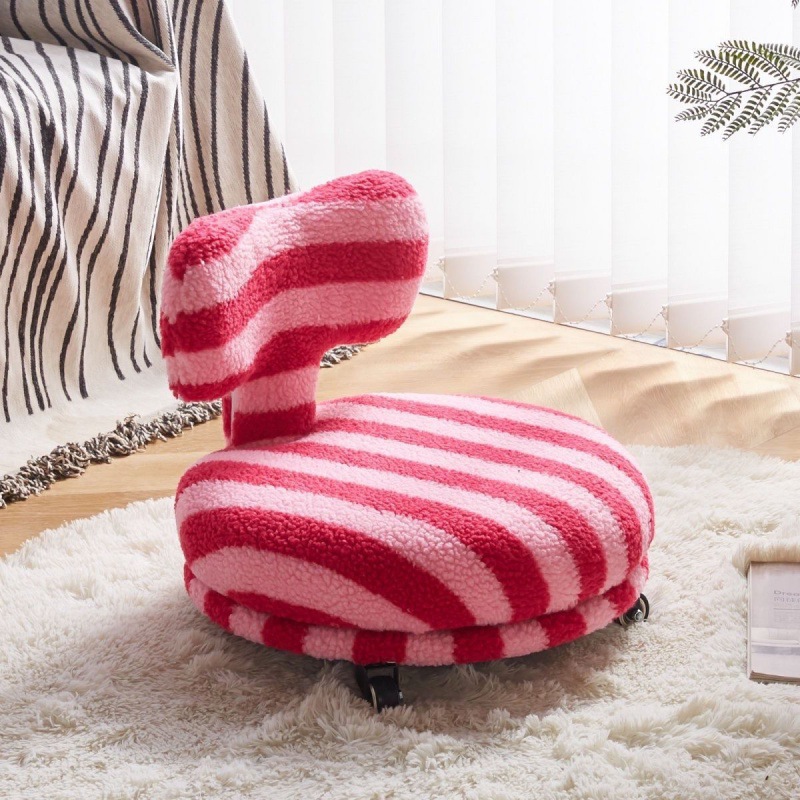 [폭발 줄무늬 소파] 분말 40X40 바퀴