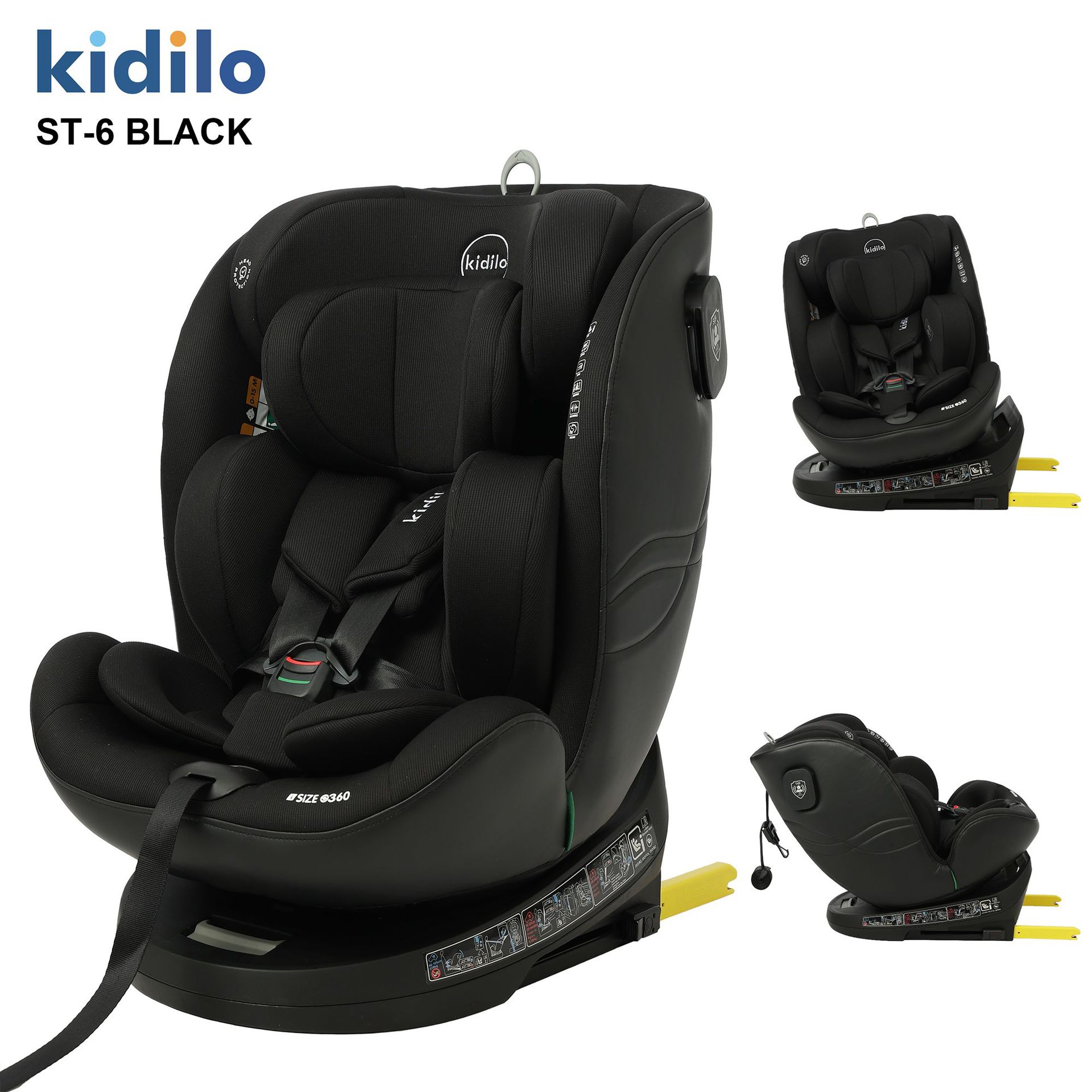 Kidilo Kidsren's Car Safety Seat 0-12 Years Old Newborn Baby Carrier Basket Wholesale Cross-Border