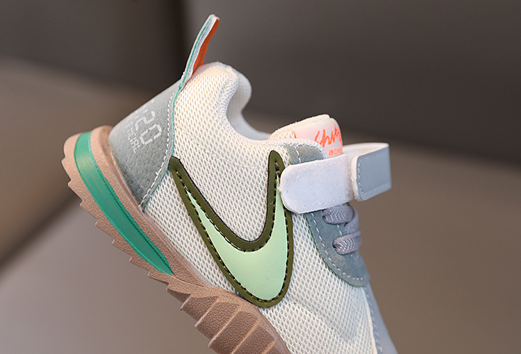 2023 Spring New Casual Mesh Breathable Boys Girls' Sports Lightweight Middle and Small Children's Running Shoes_voghion.com