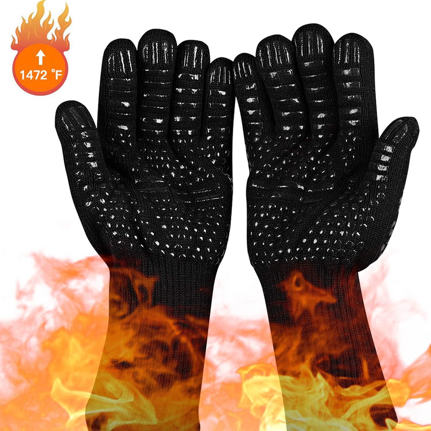 Amazon guantes explosivos resistentes a altas temperaturas guantes protectores de barbacoa horno de cocina horno microondas guantes de aislamiento térmico