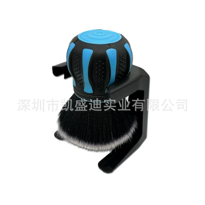 Spherical soft brush multifunctional car air conditioning cleaning tuyere interior detail brush oversized car wash brush (Car cleaning tools) - blue-10692153mm