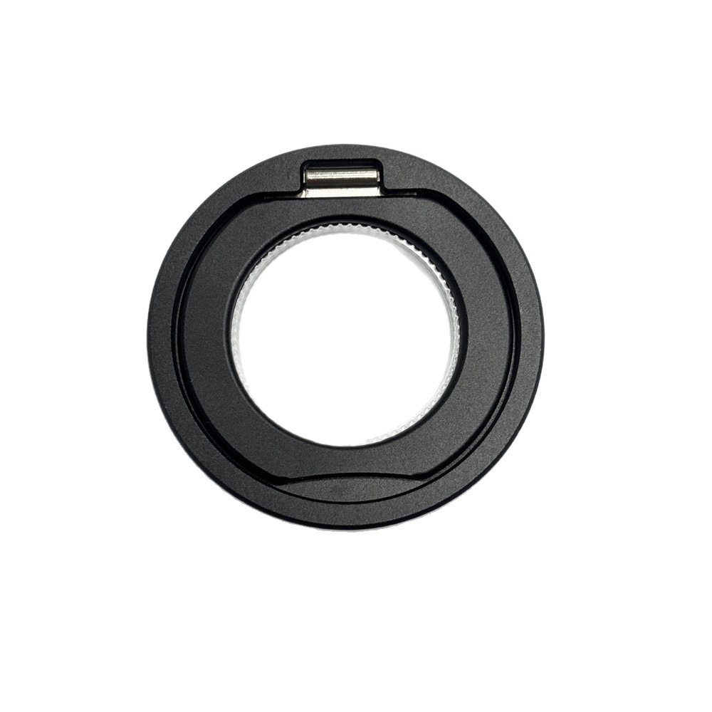 Q8-1 ultrafino de 2,4mm con sonido, hebilla de anillo giratoria 360, soporte para teléfono móvil, soporte perezoso de escritorio, hueco