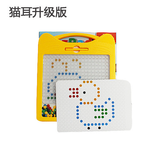Tarjeta transfronteriza de Amazon educación temprana juguetes educativos magnético bean pen tablero de dibujo pluma de control entrenamiento educación temprana iluminación