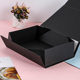 Cross-border one-piece flip magnetic folding box packaging Christmas couple gift box cosmetic book box wholesale