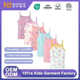 Kids Camisole Custom Wholesale OEM Supplier Custom Design