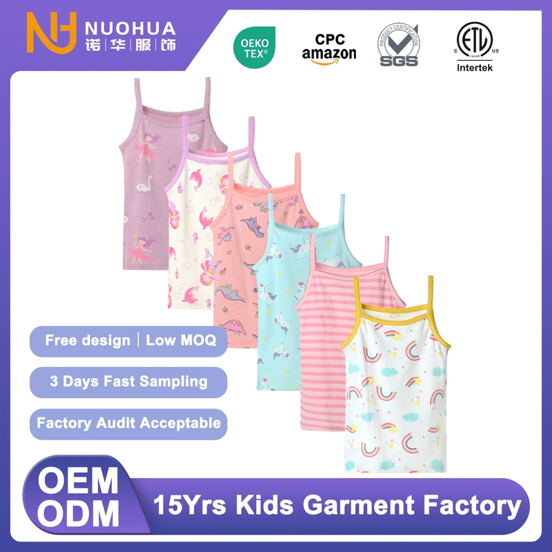 Kids Camisole Custom Wholesale OEM Supplier Custom Design