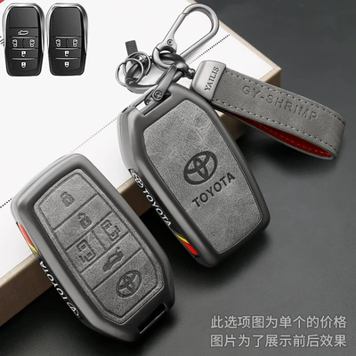 Toyota Avalon Key Covers, Specifically, Car key bag - a2-style-hand-rope-buckle-black-gray