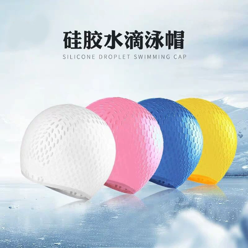 Силиконовая шапочка для плавания для взрослых мужчин и женщин универсальная водонепроницаемая удобная силиконовая шапочка мода плюс размер тренировочная шапочка для плавания оптом