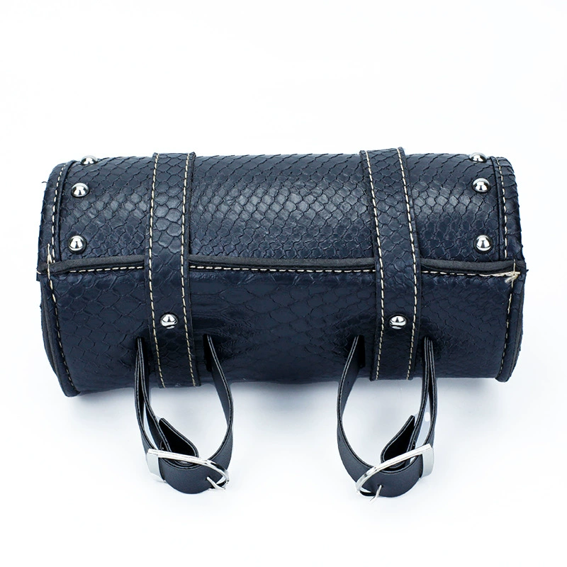 Crocodile waterproof leather quickly unzip the motorcycle front car tail bag mini -hanging bag small toolkit package