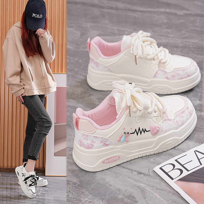 Women's 2026 Spring New Style Sports Soft-Soled Casual Shoes with a Stepping-On-Clouds Feel, Versatile Campus Sneakers, Trendy P308 Women's 2026 Spring New Style Sports Soft-Soled Casual Shoes with a Stepping-On-Clouds Feel, Versatile Campus Sneakers, Trendy P308