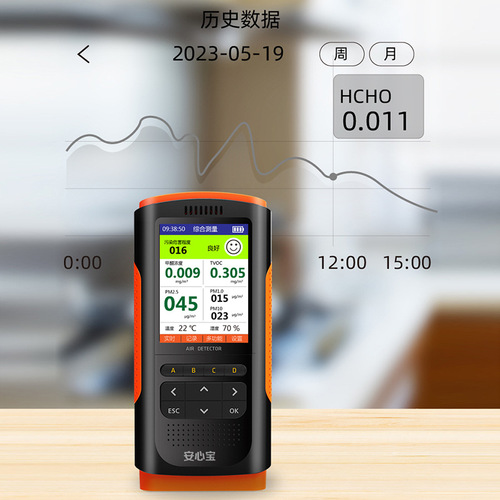 New formaldehyde detector for home professional new house formaldehyde indoor air quality testing formaldehyde instrument cross-border