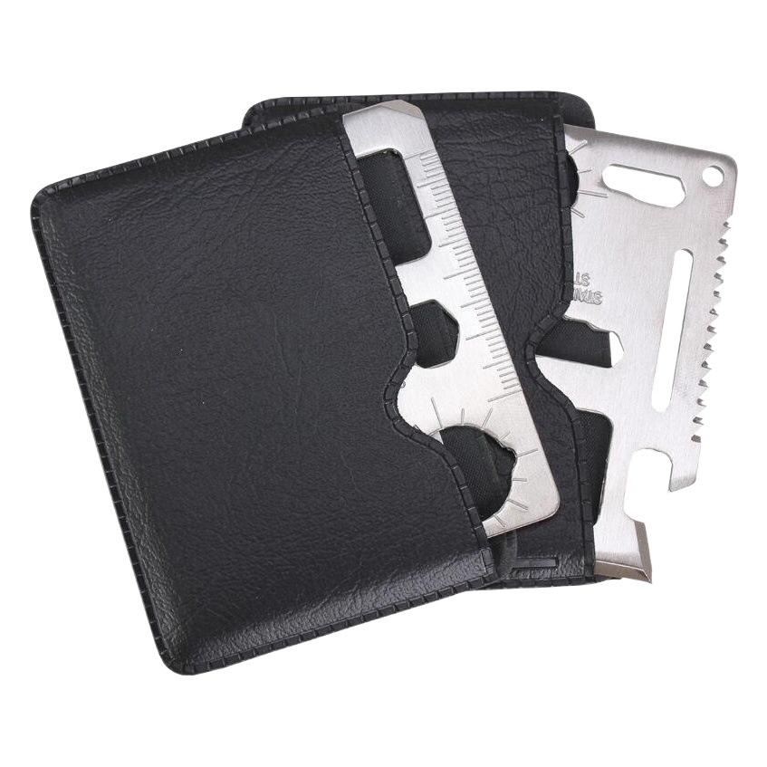 Outdoor camping supplies multifunctional military knife card type card portable bottle opener tool card folding knife edc equipment