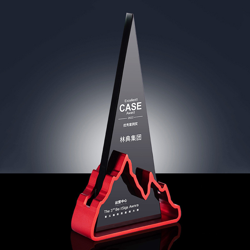 Top of the Iceberg Crystal Trophy High-end Atmospheric Creative Metal Medal Outstanding Staff Anniversary Award Souvenir Top of the Iceberg Crystal Trophy High-end Atmospheric Creative Metal Medal Outstanding Staff Anniversary Award Souvenir