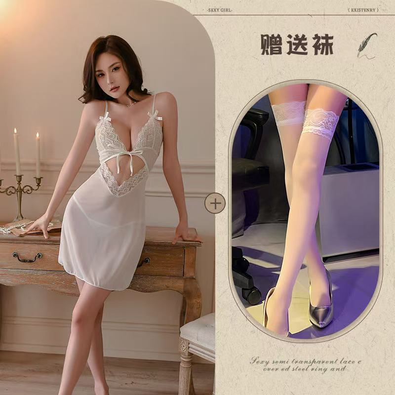 흰색 + 흰색 스타킹