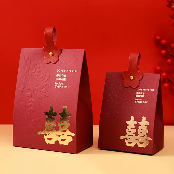 Please eat candy candy box wedding candy box diy creative portable empty box vintage candy box