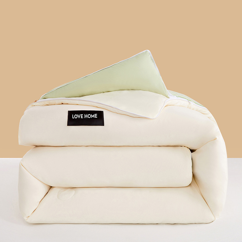 edredón de fibra de soja, edredón de invierno, edredón de invierno, edredón de algodón caliente, edredón de primavera y otoño, aire acondicionado para dormitorios individuales, general en cuatro estaciones