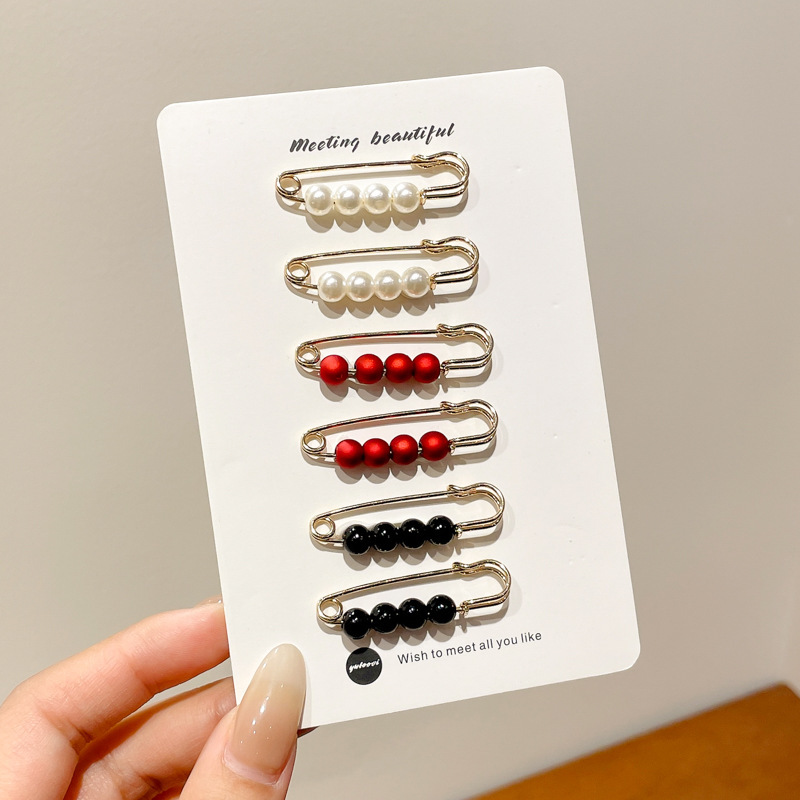 Falda con hebilla de cintura de perlas, circunferencia de cintura grande, cambio de artefacto, hebilla anti-luz, ropa, broche de diseño fijo