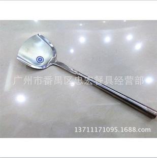 Wholesale Stainless Steel Kitchen Full Handle 307 Hard Spatula Full Handle Spatula Spatula Cooking Spatula Hotel Food Stall Kitchen Utensils