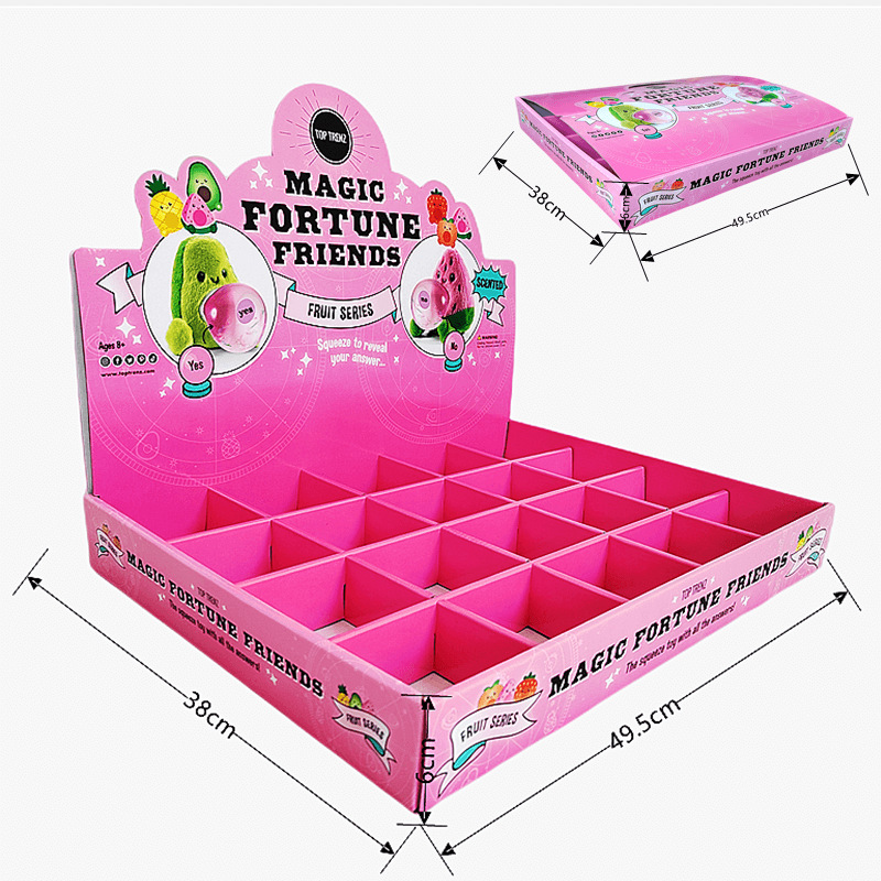 厂家供应批发PDQ彩色瓦楞展示盒支持销售各种产品纸盒化妆品收纳