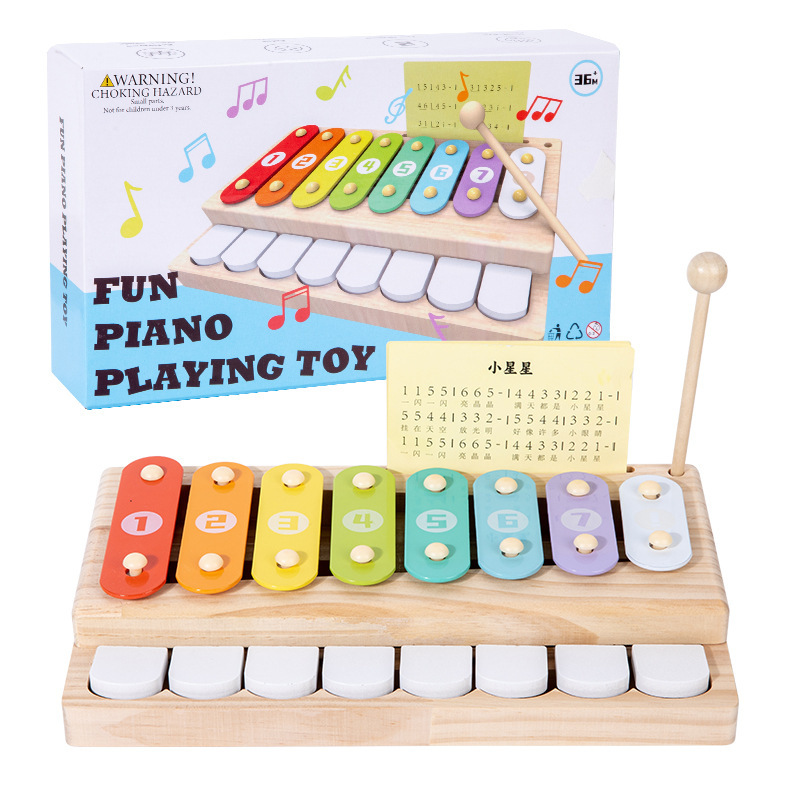 子供の新しいデスクトップピアノ打楽器オルフ打楽器早期教育啓発知育玩具|undefined