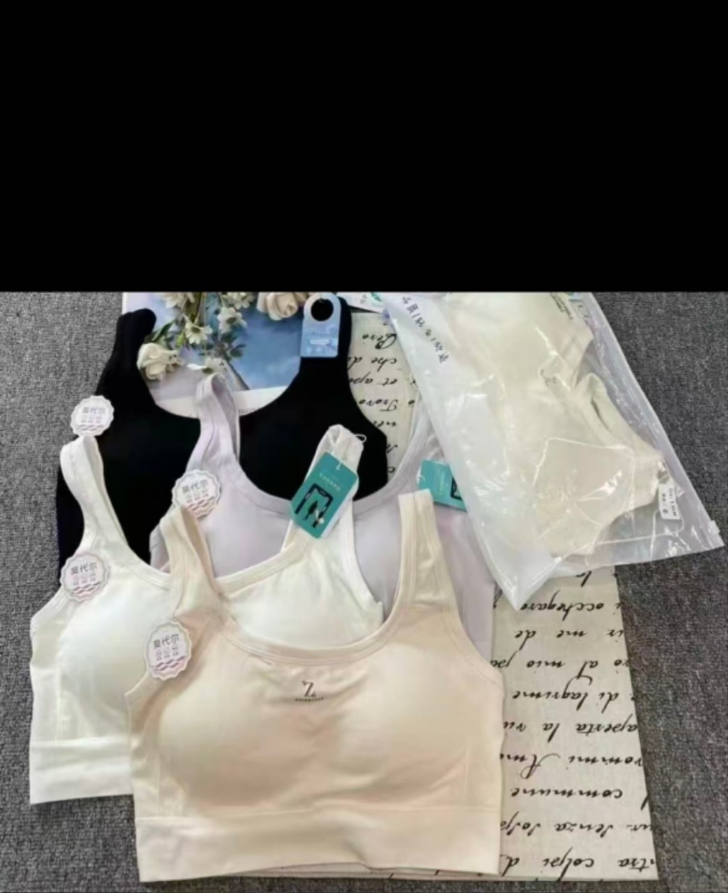 8618 # Chaleco de hombro ancho de copa fija modal para niña estudiante, sujetador de pecho transpirable, hermoso espalda, amoníaco desnudo 5A cómodo