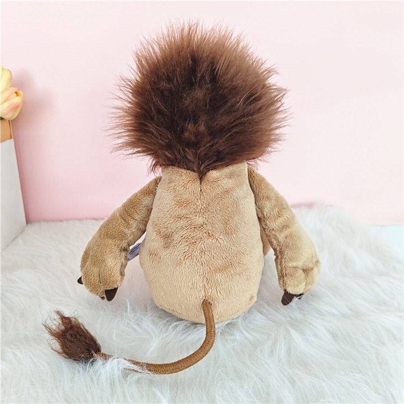 Bosque animal león muñeca peluche tigre elefante ciervo muñeca linda muñeca transfronteriza al por mayor