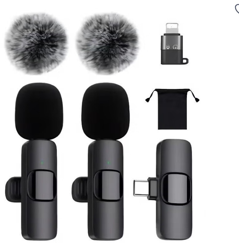 Micrófono de collar inalámbrico transfronterizo K9 nuevo modelo privado de transmisión en vivo de video corto al aire libre micrófono de radio K1