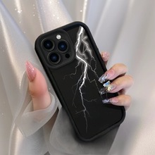 高级闪电适用iphone17promax手机壳苹果16pro跨境15小众14全包13