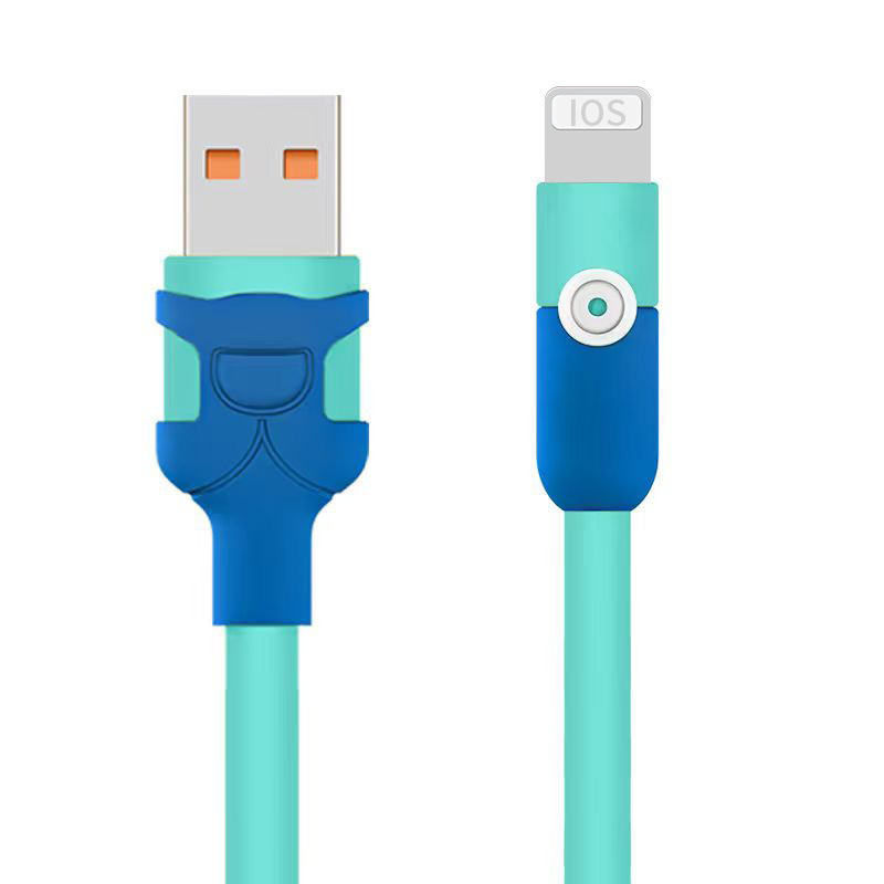 青さんのデータケーブルはアップルの7-14安卓華為type c携帯電話を適用して6a大電流充電ケーブルを充電する|undefined