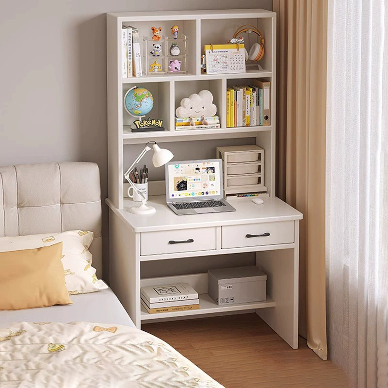 Деревянный стол Книжный шкаф