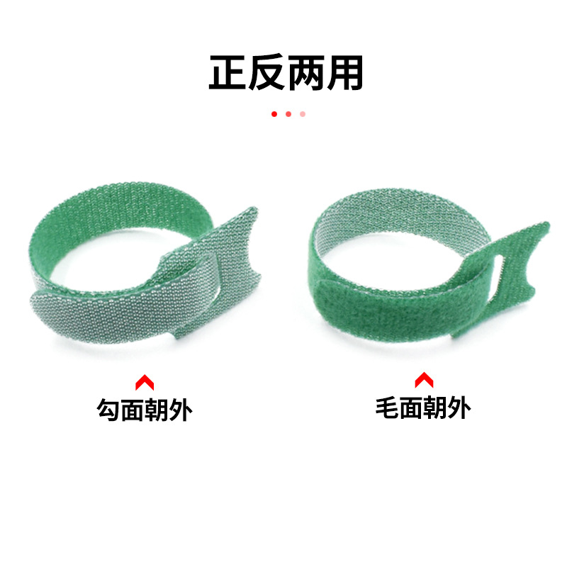 Correa de velcro tipo T, correa de velcro trasera, correa de caja, correa de fijación del cable, almacenamiento y acabado del cable de datos de la computadora