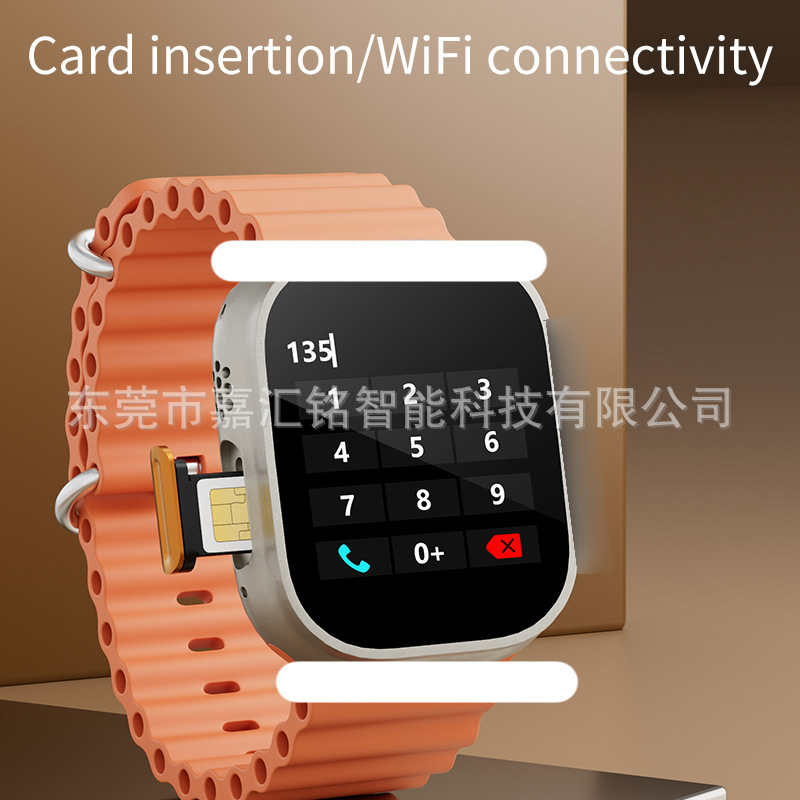 Reloj inteligente de venta caliente transfronterizo DW100, reloj de teléfono enchufable con tarjeta, reloj de conteo de pasos multifunción Netcom completo 5g s10