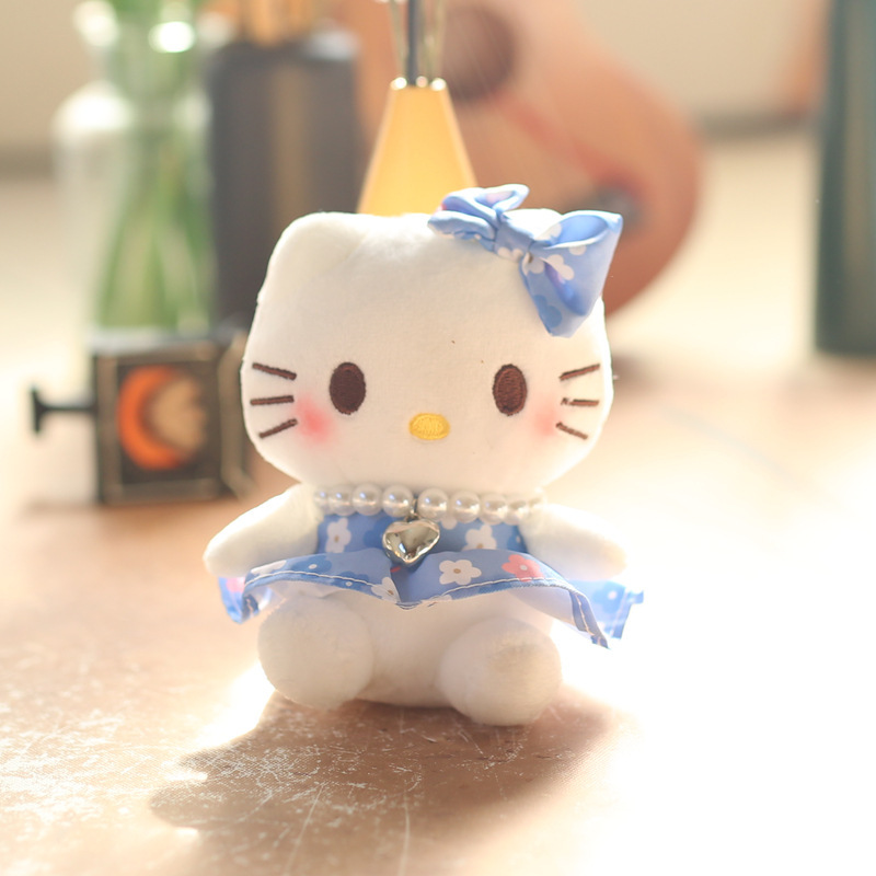 ネット赤かわいい萌えkt猫ストラップぬいぐるみ人形漫画子猫バッグ掛けキーホルダー人形人形|undefined