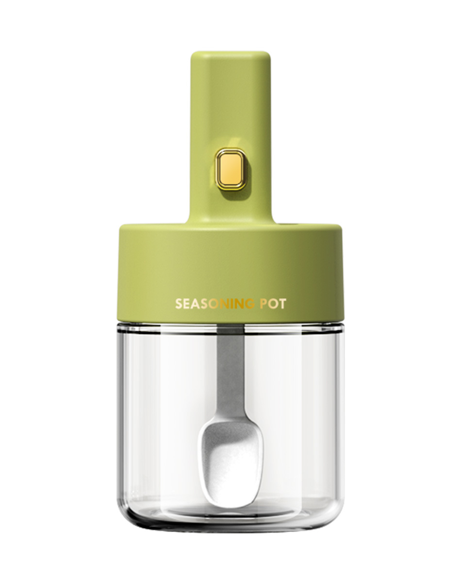 Vidrio directo de fábrica tarro de condimento retráctil cuchara condimento caja condimento botella condimento tarro condimento botella al por mayor