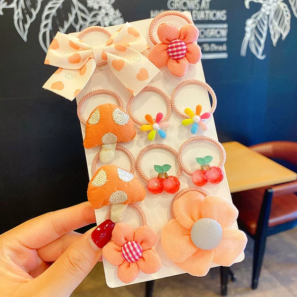 Orange set, 10 pieces