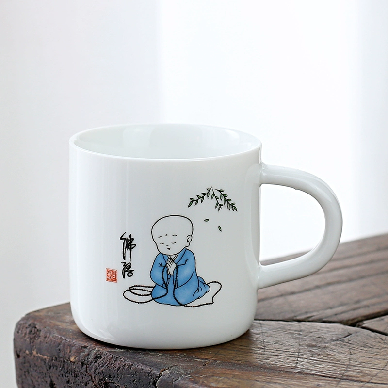 1VPK белая porcelain чашка чая керамическая для мастера чая, подождав, чтобы использовать резинку против ожогов, 6 установленных бокалов
