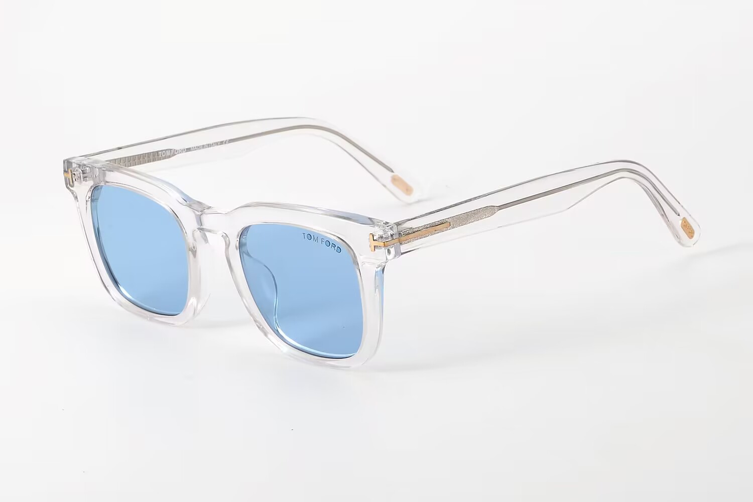 New High Quality TF751 High quality Full frame sunglasses for men and women Stylish frame Temford- Black