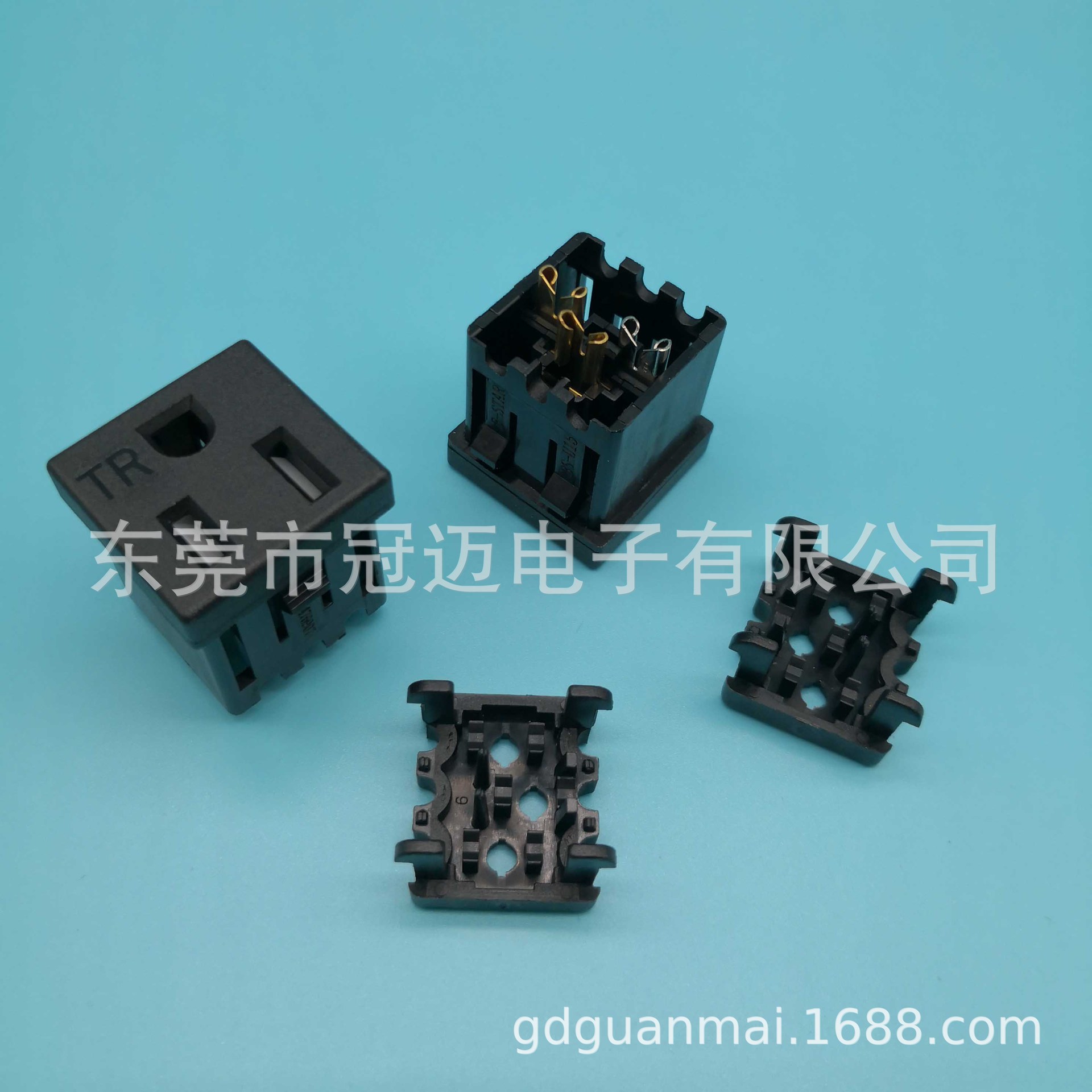 BS-U15 美规 美式 美标 TR带防护门 排插 PDU 地面桌面插座 灯饰