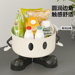 卡通果盘零食展示盒儿童玩具整理收纳盒化妆品调料家用加厚储物盒
