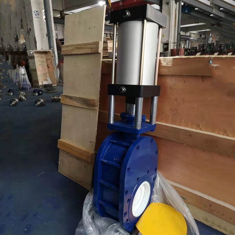 Z674TC-10C Z674TC 气动对夹式陶瓷双闸板阀 气力输灰出料阀DN50