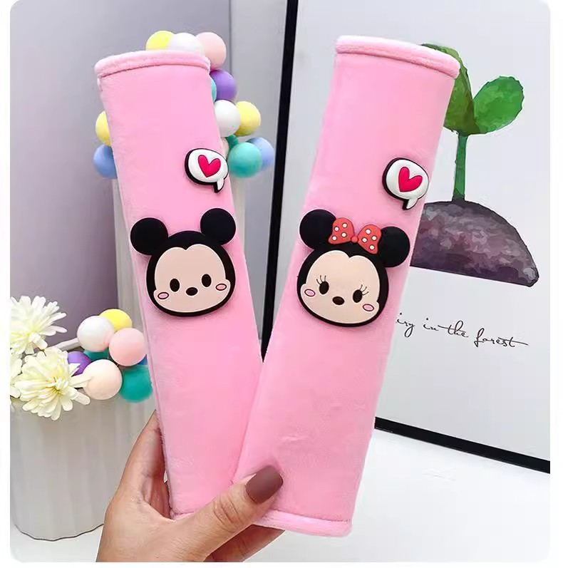 Car Seat Belt Shoulder Cover, High-End, Anti-Strangle, Soft, Jingle Cat, Cute, Extended Car Decoration Cartoon