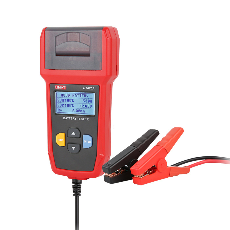 UT673A / UT675A Tester de batería 12V / 24V Tester de batería de automóvil Prueba de carga
