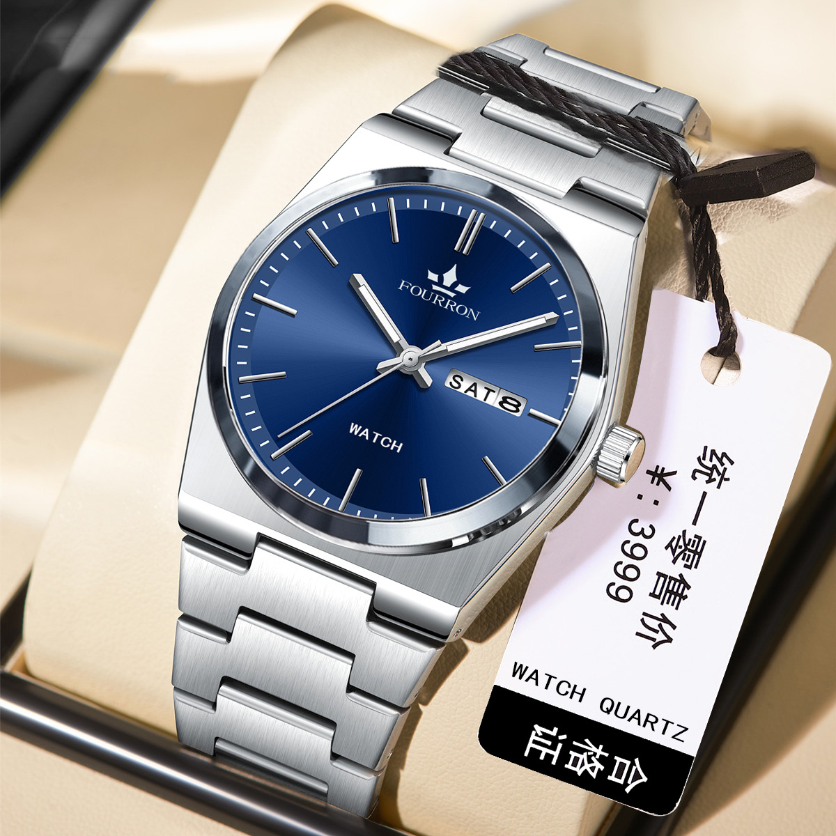 Swiss brand luxury men's watches new ultra-thin waterproof quartz watches live foreign trade explosions a generation of hair
