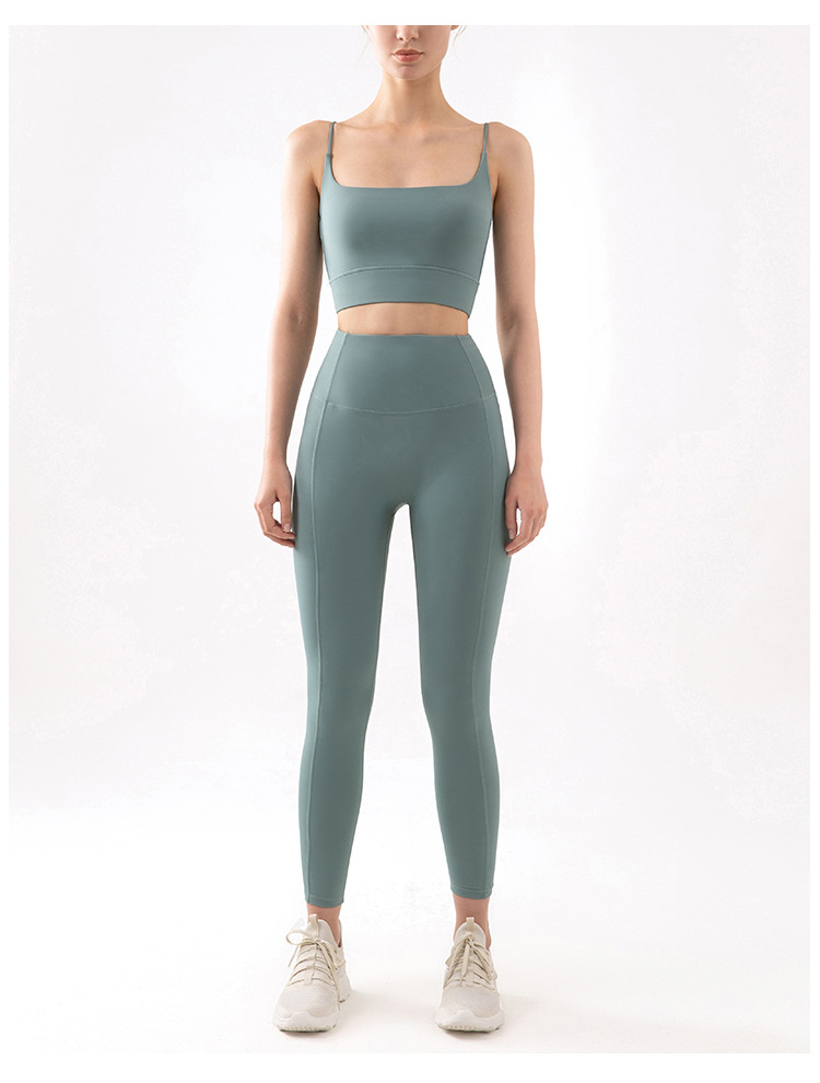 new high-waist yoga nine-point pants nihaostyle clothing wholesale NSDS69412