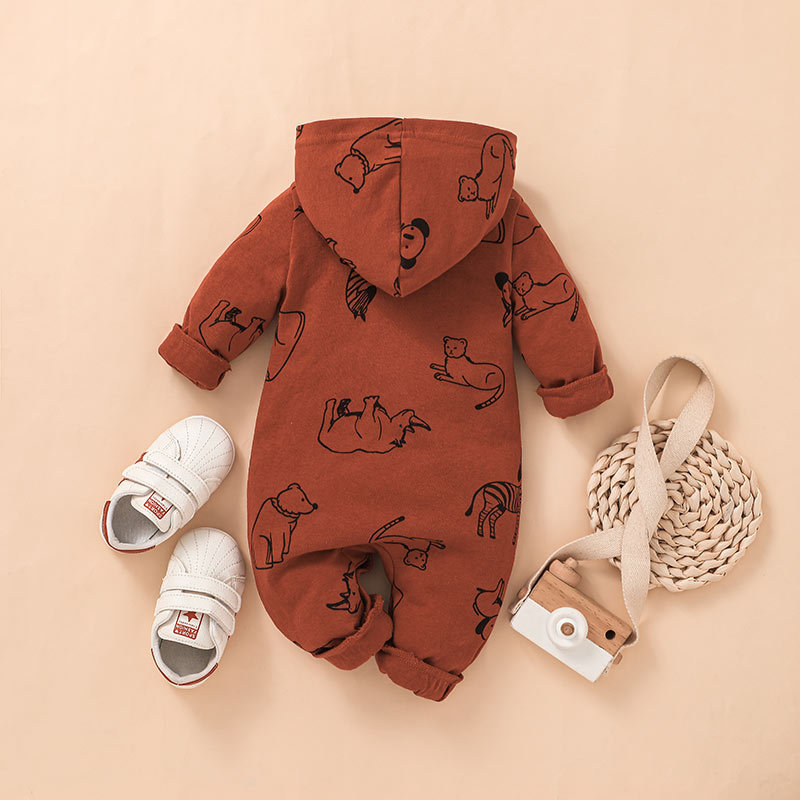 Newborn Clothes Autumn Baby Long-sleeved Jumpsuit Children's Clothing Wholesale display picture 3