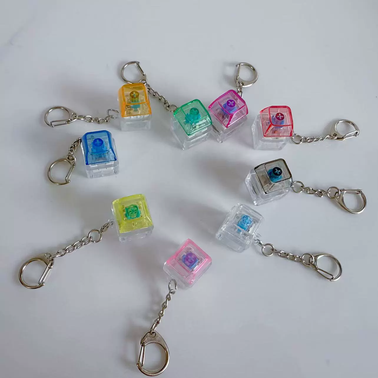 Распаковать клавишу деревянная рыба светящаяся клавиша-накопитель, нажимающий на брелок, подвеска Cybo Punkefeng офис оптом