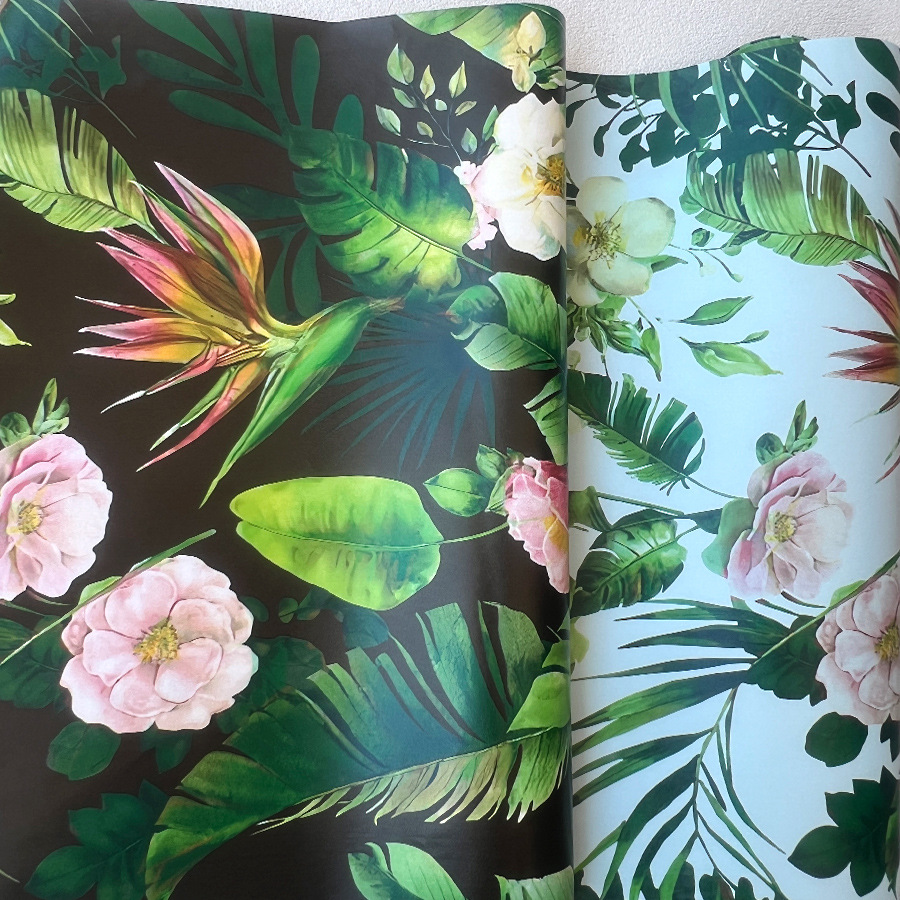 Yapay Yeşil Bitki Çiçek Kendinden Yapışkanlı Ev Dekorasyonu Yapı Malzemeleri TV Arka Plan Duvar Yatak Odası Oturma Odası_voghion.com